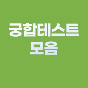 궁합 테스트 모음 사이트 3곳 총정리(이름, MBTI)