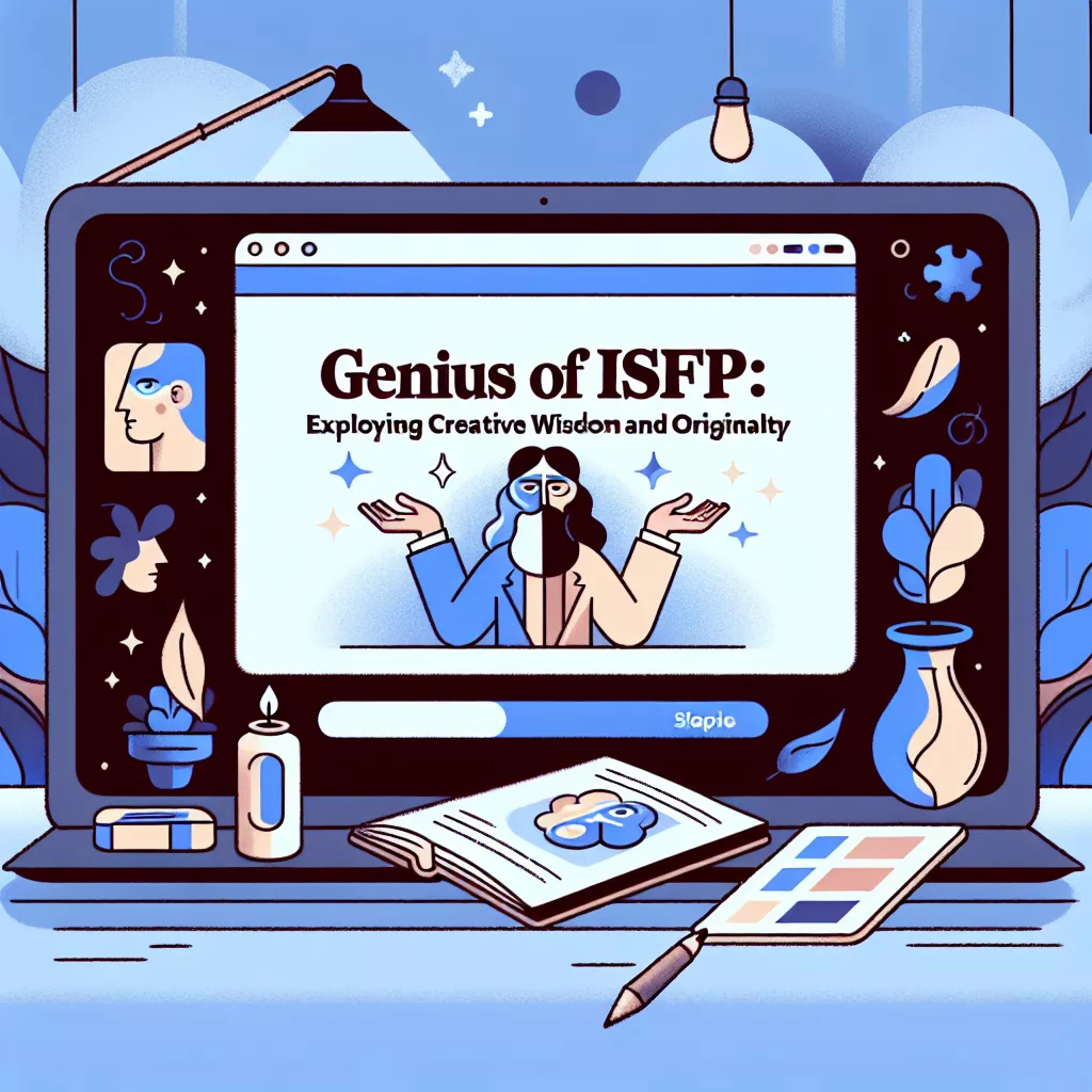 ISFP의 천재성 창의적 지혜와 독창성 탐구 png